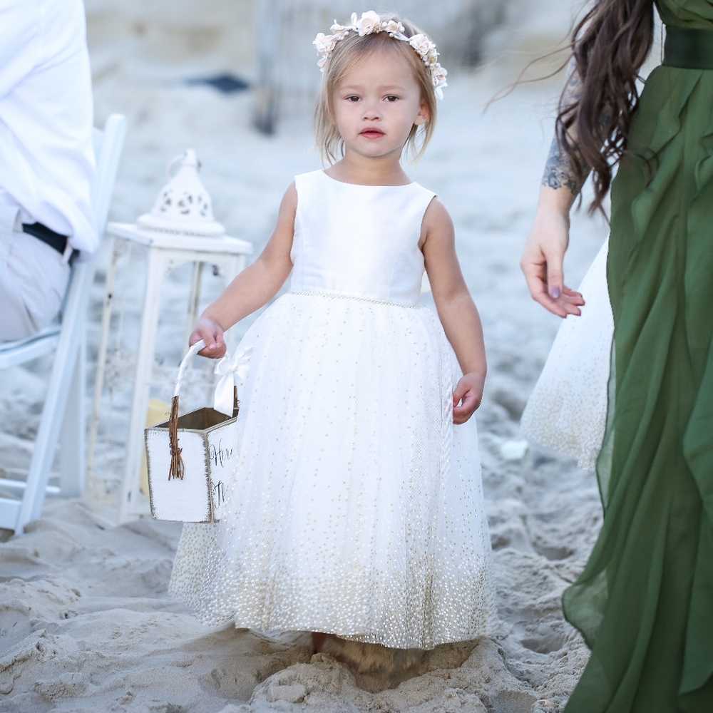 David's Bridal Flower Girl Dress size 3 - Picture 8 of 8
